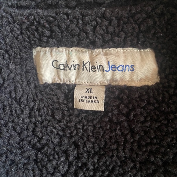 Calvin Klein Classic Trucker Sherpa Denim Jacket - Picture 4 of 4